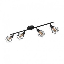 Lampa natynkowa ZAPATA 1 czarna, bursztynowa 4x 3W 3000K G9/LED  32767 Eglo Eglo