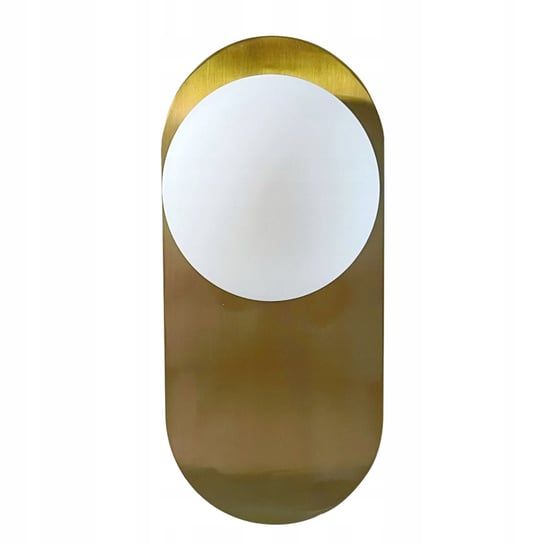 LAMPA nowoczesna ścienna kinkiet LED kule złoty mleczna 1*G9 Confortime