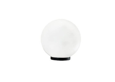 Lampa Ogrodowa Biała Kula Dekoracyjna - Luna Ball 15 Cm + Żarówka Gratis Lunares