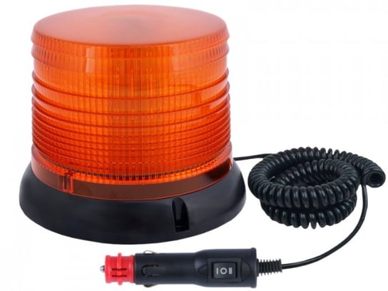 Lampa ostrzegawcza 60x SMD LED 12/24V magnetyczna, pomarańczowa Carmotion