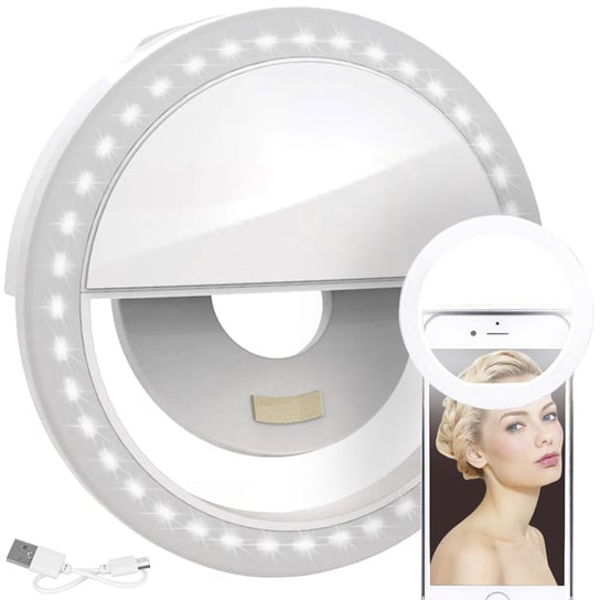 Lampa Pierścieniowa do Telefonu 28 LED Selfie Ring ISO TRADE Iso Trade