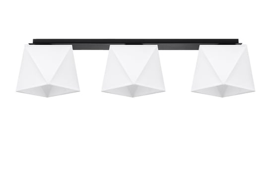 Lampa plafon SOLLUX Diament 3, biały, 3x60 W Sollux Lighting