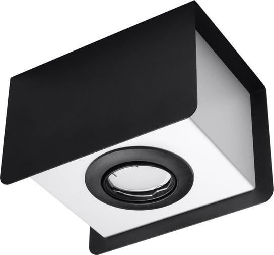 Lampa plafon SOLLUX LIGHTING Stereo 1, czarna, 40 W Sollux Lighting