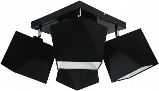 LAMPA PLAFON SUFITOWA WISZĄCA DIAMENT 4 MIX KOLORÓW LED RUCHOME KLOSZE MODERNO