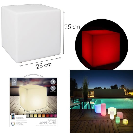 Lampa podłogowa Colorfull Cube 25cm Intesi