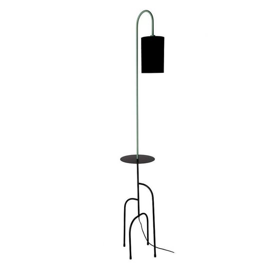Lampa podłogowa czarno-zielona półka Ravello 51-00064 Candellux Lighting