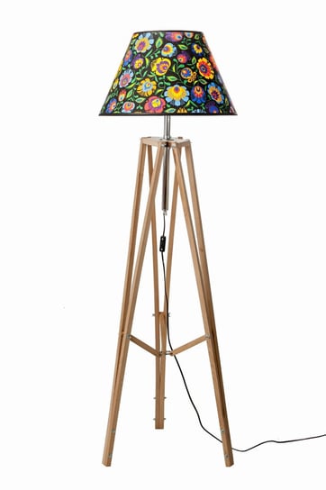 Lampa podłogowa folkowa, drewno II, 187,5 cm (TB273) Loft Lamps