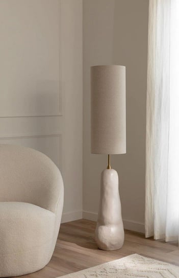 Lampa podłogowa kremowa Lava 137 cm MIA home