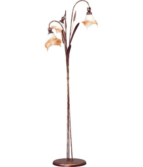 Lampa podłogowa LAMPEX Kłos, brązowa, 60 W, 156x56 cm Lampex