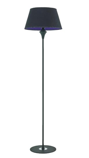 Lampa podłogowa LAMPEX Lukka, czarna, 60 W, 173x28 cm Lampex
