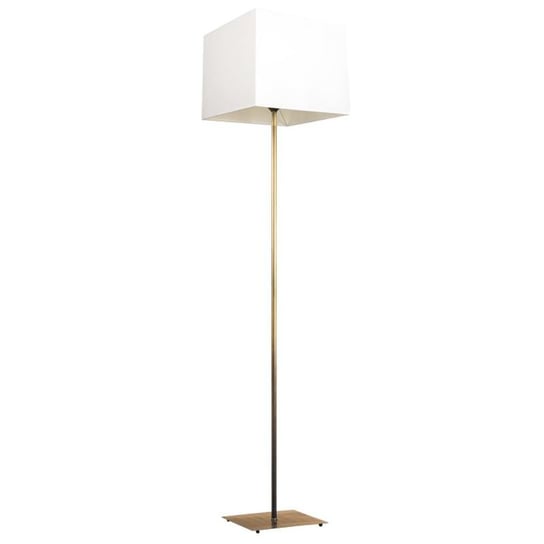 Lampa podłogowa LAMPEX Plaza, złota, 60 W, 155x35 cm Lampex