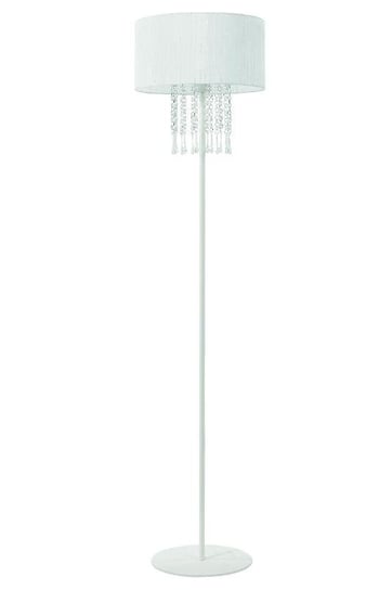 Lampa podłogowa LAMPEX Wenecja, biała, biała, 150x37 cm Lampex