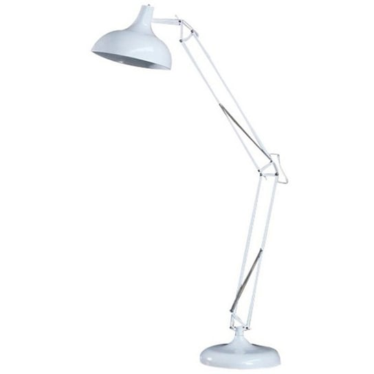 Lampa podłogowa LECTUS Villy, 60 W, E27, biała, 180x70 cm Lectus