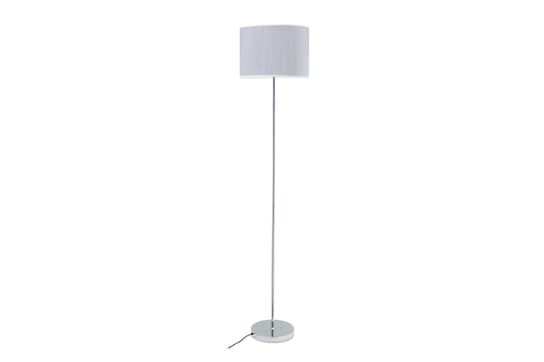 Lampa podłogowa LICUS granatowy/biały, Ø40 , metal/tkanina Konsimo