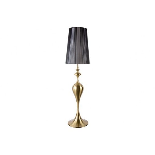 Lampa podłogowa lucie 160cm czarno-złota/ 41526 Invicta Interior