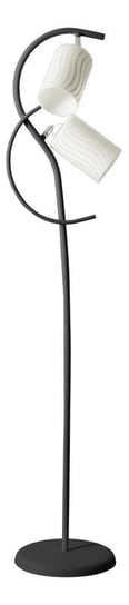 Lampa podłogowa Luton, czarna, 60W, 137x27 cm Lampex