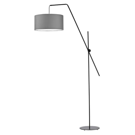 Lampa podłogowa LYSNE Bilbao, 60 W, E27, stalowa/czarna, 176x90 cm LYSNE