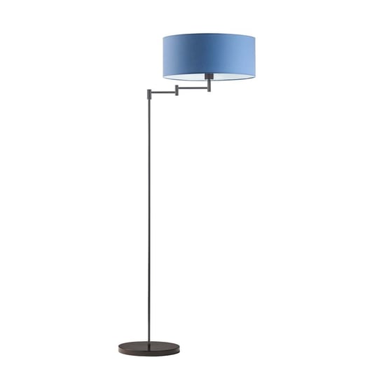 Lampa podłogowa LYSNE Cancun, 60 W, E27, niebieska/czarna, 155x63 cm LYSNE