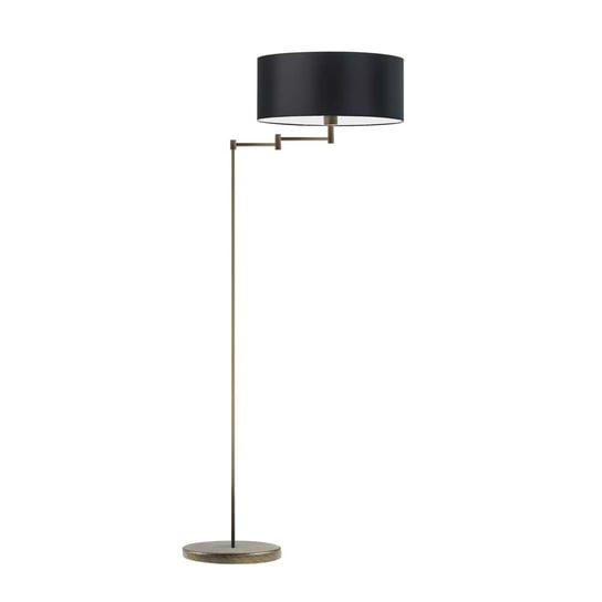 Lampa podłogowa LYSNE Cancun, czarna, stare złoto, E27, 155x63 cm LYSNE