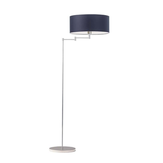 Lampa podłogowa LYSNE Cancun, granatowa, srebrna, E27, 155x63 cm LYSNE