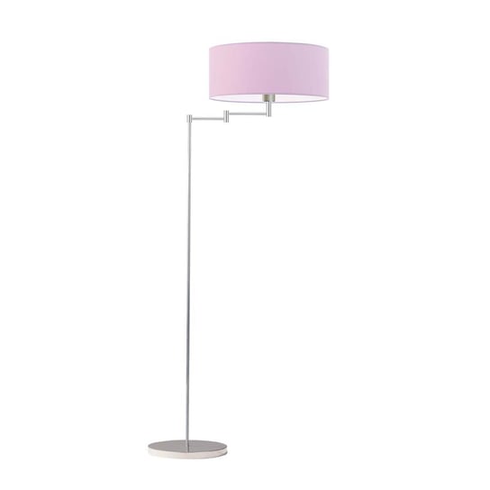 Lampa podłogowa LYSNE Cancun, jasnofioletowa, srebrna, E27, 155x63 cm LYSNE