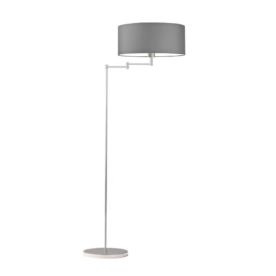 Lampa podłogowa LYSNE Cancun, szara (stalowy), srebrna, E27, 155x63 cm LYSNE