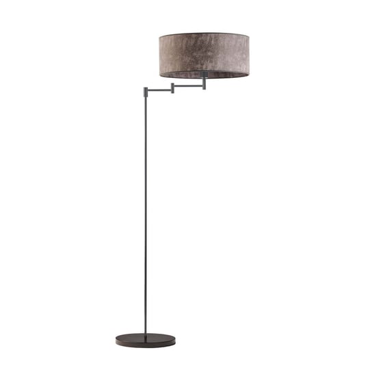 Lampa podłogowa LYSNE Cancun, szary melanż (tzw. beton), czarna, E27, 155x63 cm LYSNE