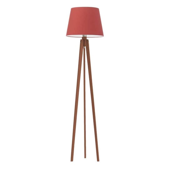 Lampa podłogowa LYSNE Curacao, 60 W, E27, czerwono-mahoniowa, 158x40 cm LYSNE