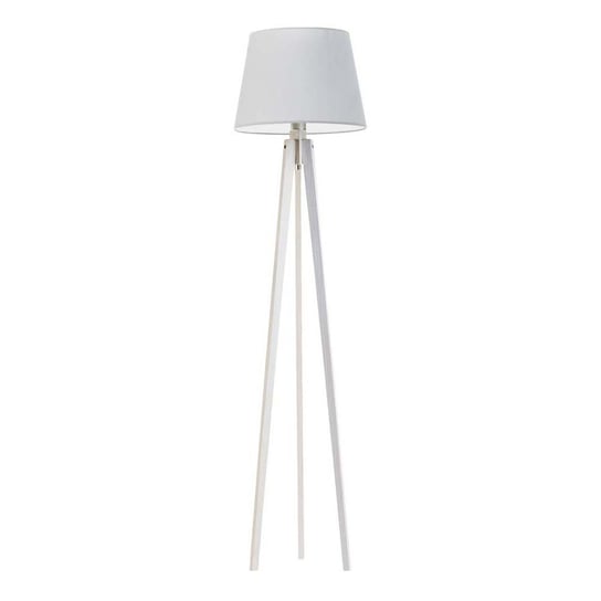 Lampa podłogowa LYSNE Curacao, 60 W, E27, jasnoszaro-biała, 158x40 cm LYSNE