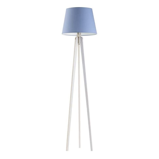 Lampa podłogowa LYSNE Curacao, 60 W, E27, niebiesko-biała, 158x40 cm LYSNE