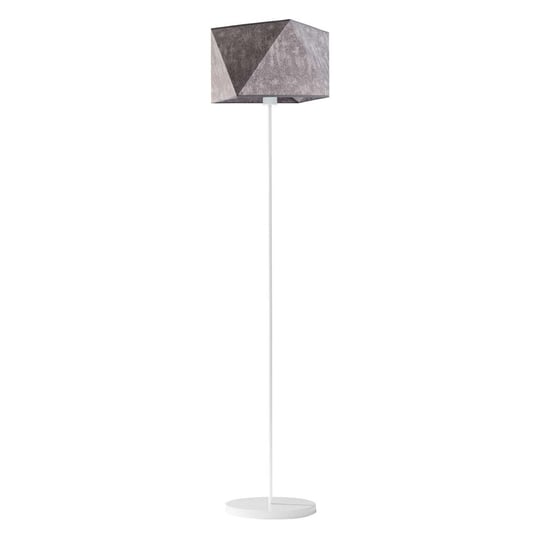 Lampa podłogowa LYSNE Fidżi, 60 W, E27, beton/biała, 160x45 cm LYSNE