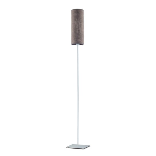Lampa podłogowa LYSNE Florencja, 60 W, E27, beton/srebrna, 165x20 cm LYSNE