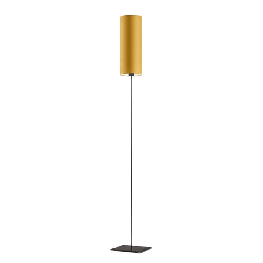 Lampa podłogowa LYSNE Florencja, 60 W, E27, musztardowa/czarna, 165x20 cm LYSNE