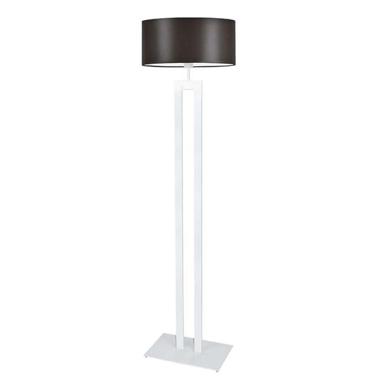 Lampa podłogowa LYSNE Kalifornia, 60 W, E27, brązowo-biała, 161x40 cm LYSNE