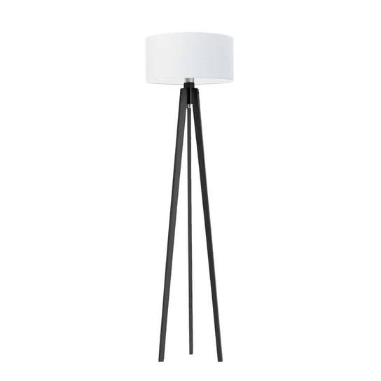 Lampa podłogowa LYSNE Miami, 60 W, E27, biało-hebanowa, 148x40 cm LYSNE