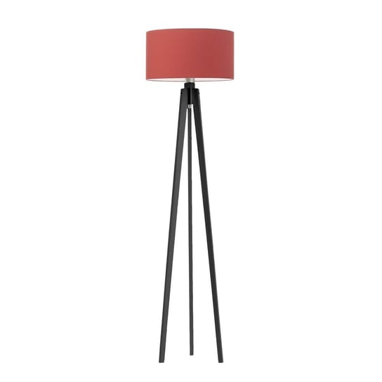 Lampa podłogowa LYSNE Miami, 60 W, E27, czerwono-hebanowa, 148x40 cm LYSNE