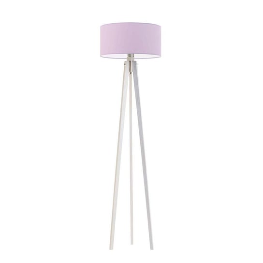 Lampa podłogowa LYSNE Miami, 60 W, E27, jasnofioletowo-biała, 148x40 cm LYSNE