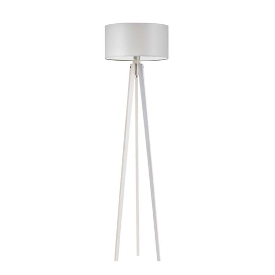 Lampa podłogowa LYSNE Miami, 60 W, E27, jasnoszaro-biała, 148x40 cm LYSNE