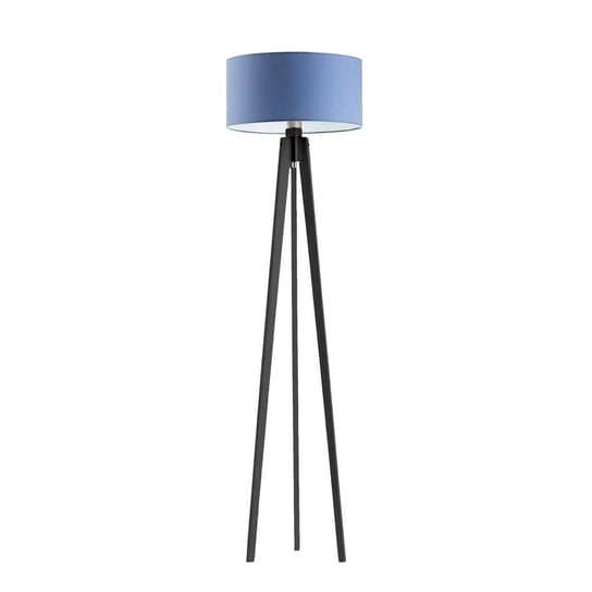 Lampa podłogowa LYSNE Miami, 60 W, E27, niebiesko-hebanowa, 148x40 cm LYSNE