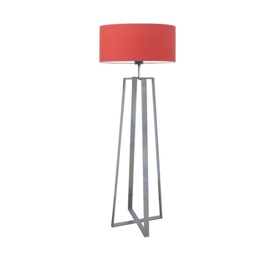 Lampa podłogowa LYSNE Moss, 60 W, E27, czerwono-srebrna, 158x60 cm LYSNE