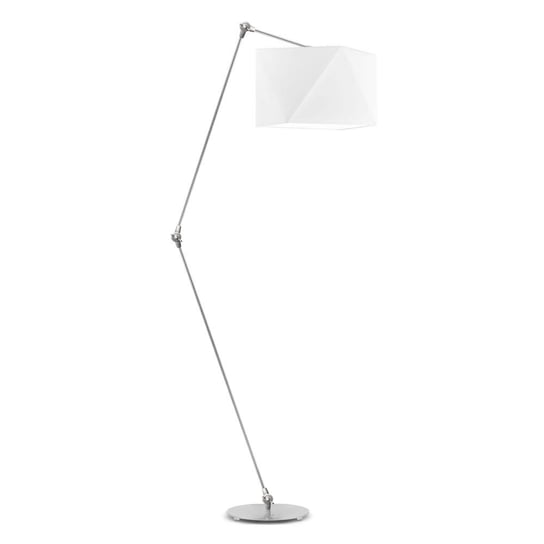 Lampa podłogowa LYSNE Osaka, 60 W, E27, biała/srebrna, 177x60 cm LYSNE