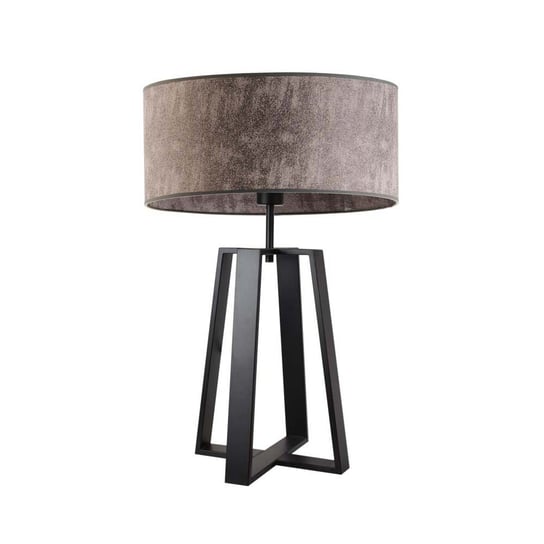 Lampa podłogowa LYSNE Thor, 60 W, E27, beton/czarna, 61x40 cm LYSNE