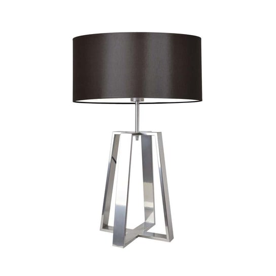 Lampa podłogowa LYSNE Thor, 60 W, E27, brązowa/srebrna, 61x40 cm LYSNE