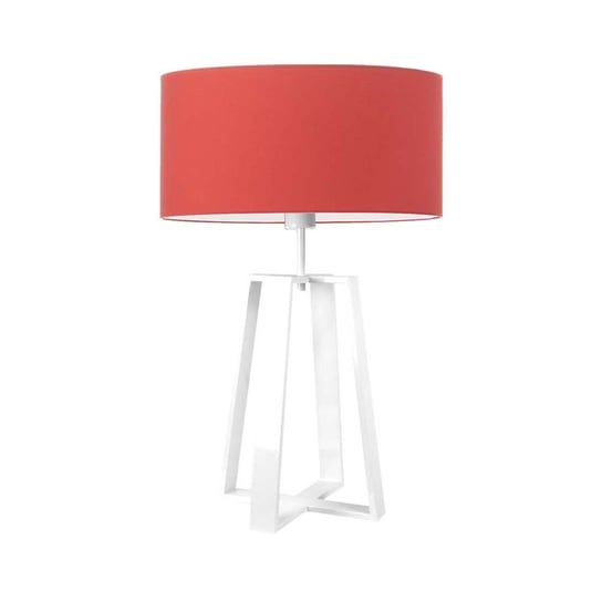 Lampa podłogowa LYSNE Thor, 60 W, E27, czerwona/biała, 61x40 cm LYSNE