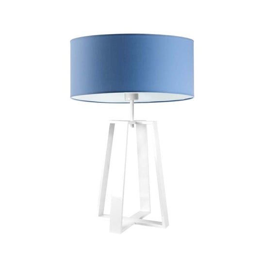 Lampa podłogowa LYSNE Thor, 60 W, E27, niebieska/biała, 61x40 cm LYSNE
