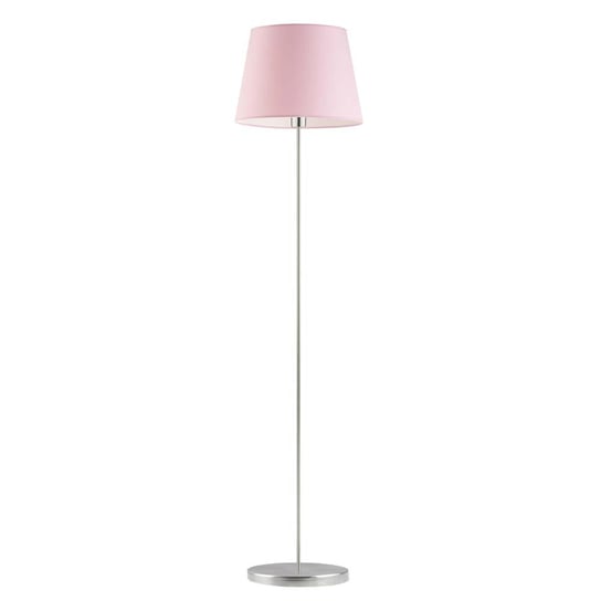 Lampa podłogowa LYSNE Vasto, 60 W, E27, jasnoróżowa/stalowa, 162,5x37 cm LYSNE