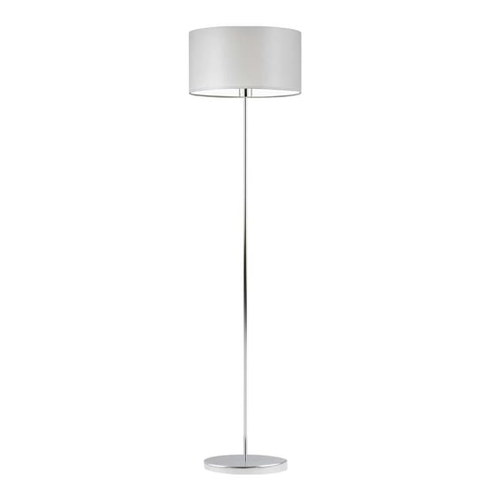 Lampa podłogowa LYSNE Werona, 60 W, E27, jasnoszara/chrom, 156x40 cm LYSNE