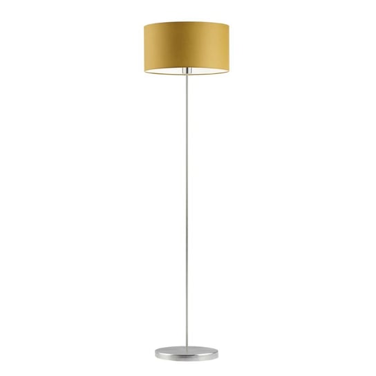 Lampa podłogowa LYSNE Werona, 60 W, E27, musztardowa/stalowa, 156x40 cm LYSNE