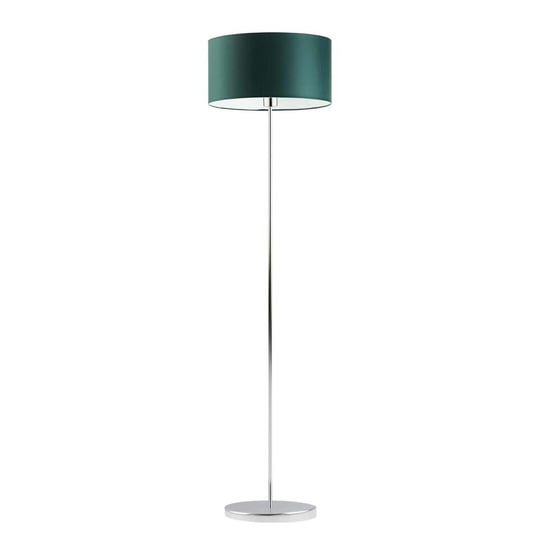 Lampa podłogowa LYSNE Werona, 60 W, E27, zieleń butelkowa/chrom, 156x40 cm LYSNE