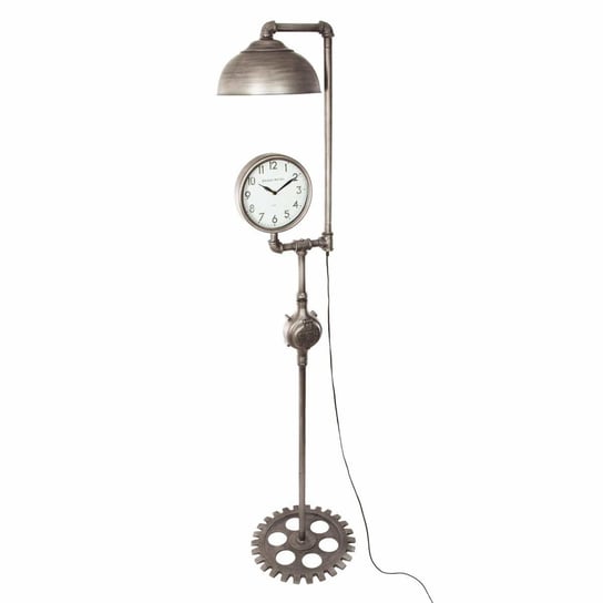 Lampa podłogowa oryginalna z zegarem MIA home